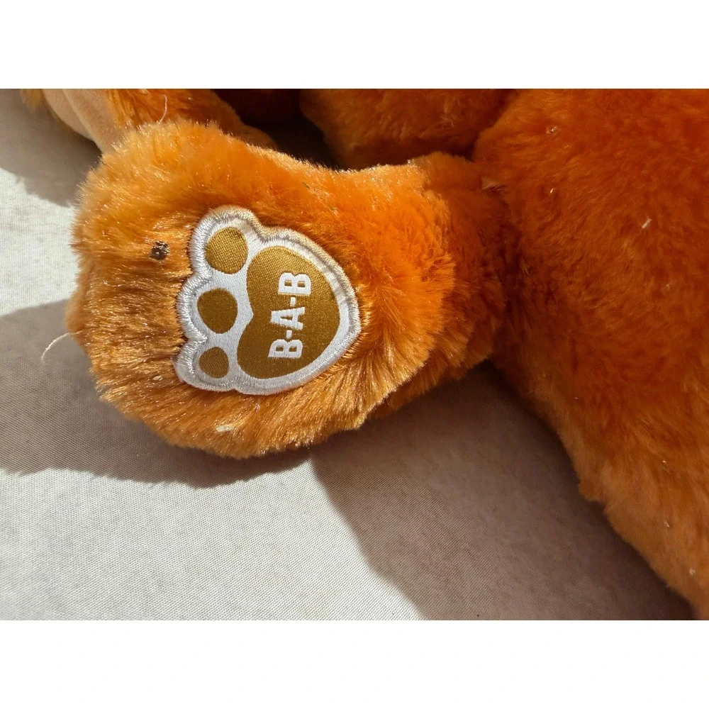 Build-A-Bear Pumpkin Sparkle Pawlette Glitter Bunny Rabbit Plush‎ Stuffed Animal